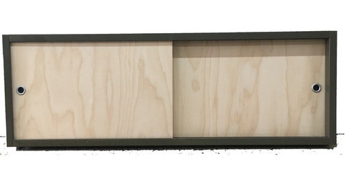 Frente De Placard Corredizo Pino 1,80x0,50 - Marco De Chapa 0