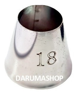 Pico Boquilla Liso Nro 18  Doña Clara Reposteria Pasteleria 1