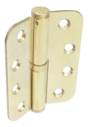Bisagra Pomela 40 Kg 80 Mm Derecha Dorada Hafele Cima M 0