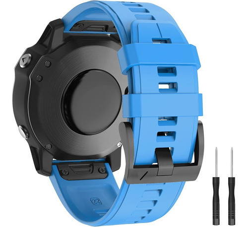 Malla Celeste Para Garmin Fenix 5/fenix 5 Plus/fenix 6 Pro 0
