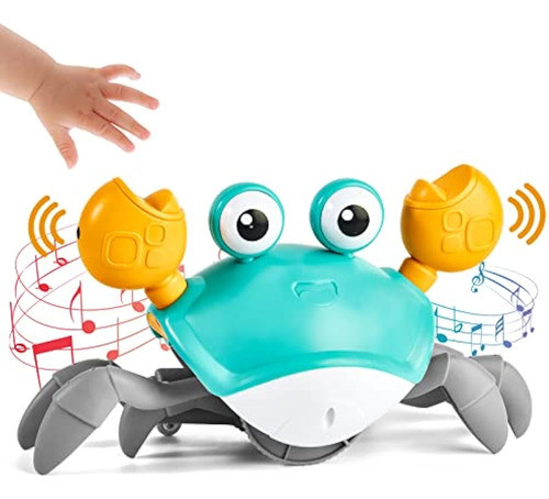 Xpnaqi Crab Toy Tummy Time Toys Crawling Cangrejo Juguetes P 0
