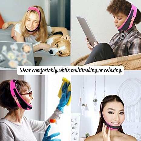 Suporte De Cinta Facial Para Cirurgia De Redução De Queixo D 1