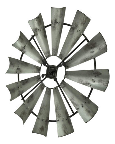 Importaciones Especiales Reloj Estilo Molino De Viento Rust 0