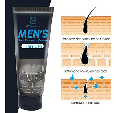 Crema Depilatoria Íntima/privada Para Hombres, - Para Vello 1