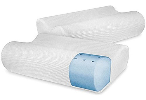 Sensorpedic Classic Bed, Paquete De 2 Almohadas De Espuma Vi 0