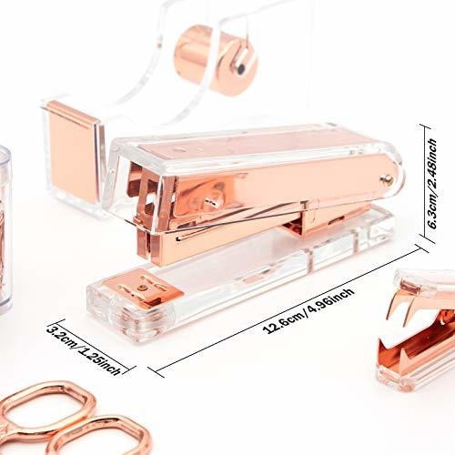 Kit De Accesorios De Oficina En Color Rose Gold 1