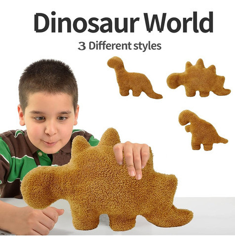 ~? Isaacalyx Stegosaurus-18 Pulgadas Dino Chicken Nugget Plu 1