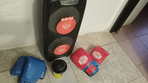 Kit Boxeo Amateur +parlante 750w 1