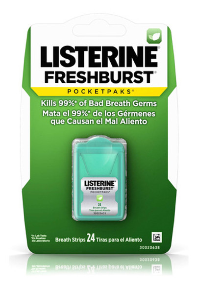 Breath Strips Listerine Freshburst Pocketpaks Fresh Breath 0