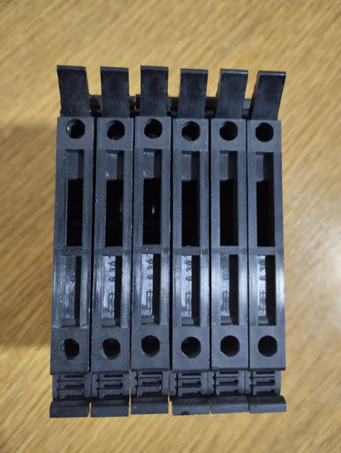 Pack X 6 Portafusible Riel Din 5x20mm Phoenix Contact Uk5 0