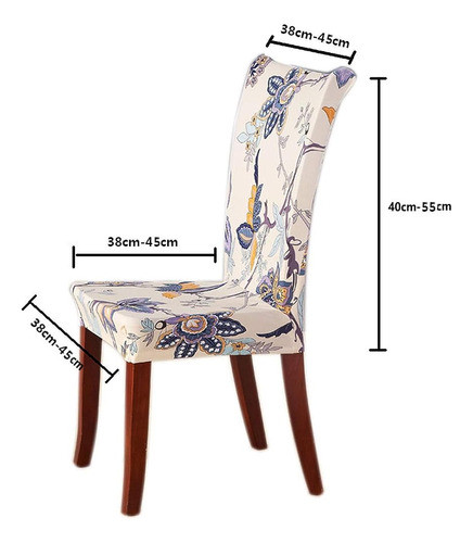 Jiuhong Stretch Extraíble Lavable Silla De Comedor Corta Pro 1