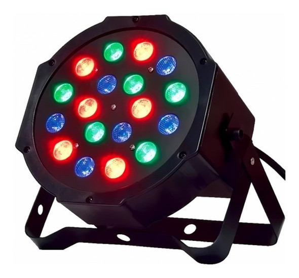 Luz Par Led 18 X 1w Display Dmx Tacho Spot Audioritmico Rgb 1 Luz Par Led 18 X 1w Display Dmx Tacho Spot Audioritmico Rgb 1