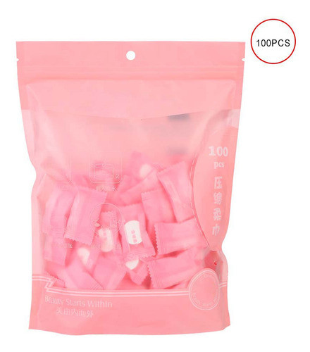 Toalha De Viagem Comprimida 100 Unidades De Tecido Não Tecid 0