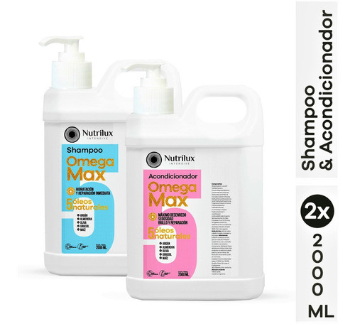 Shampoo Post Alisado + Crema Post  2 Litros Keratinshock 0
