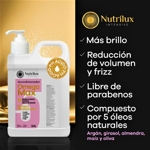 Shampoo Post Alisado + Crema Post  2 Litros Keratinshock 1