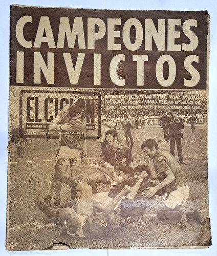 Revista El Ciclon N° 464 / Año 1968 / Campeones Invictos 0