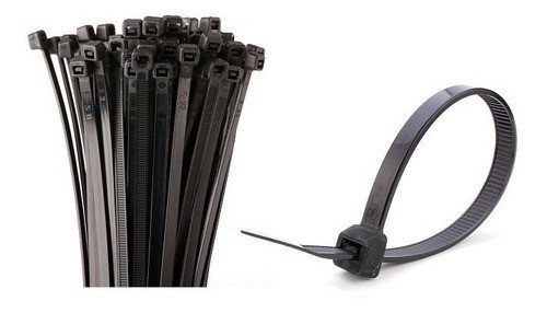 Paquete De 100uni De Precintos O Sunchos Plasticos 7.2x250mm 0