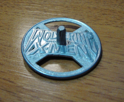 Pião Wolverine E Os X-men Da Elma Chips Em Perfeito Estado 0