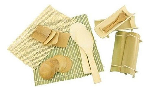 Bambooimportsmn 12  Sushi Oke (hangiri) Con Paquete De Acces 1
