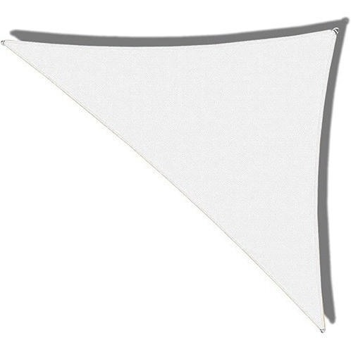 Triángulo Toldo Vela Blanca 90% 2,5m X 3,5m X 3,9m 0