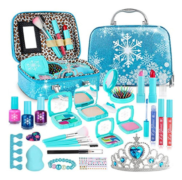 Kit De Maquillaje Real Para Niñas Pequeñas: Con 0