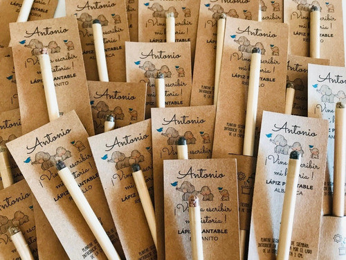 15 Lápiz Plantable Semilla Natural Personalizado Ecolapiz 1