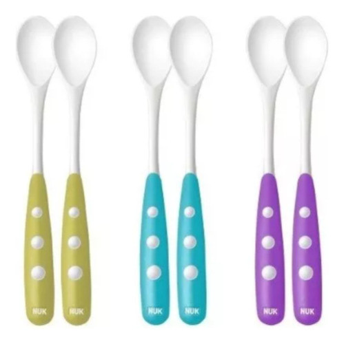 Set Cuchara Larga Colores Surtidos 2 Unidades Nuk 0
