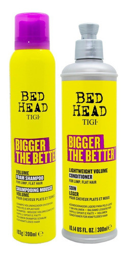 Tigi Bigger The Better Shampoo Espuma + Acondicionador 0