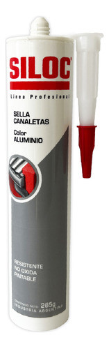 Sellador Siloc Sella Canaletas Zingueria Pintable - Pack X 2 1