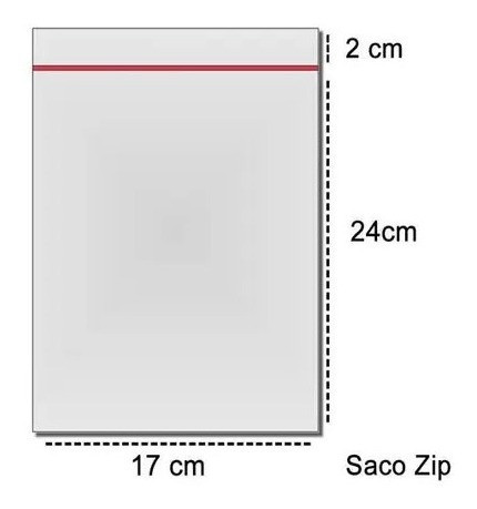 200 Saco Zipado Zip Lock P/ Alimentos Livre B P A Free 17x24 1