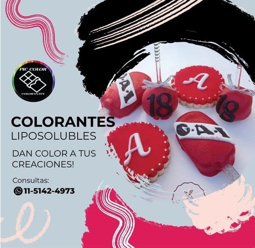 Colorantes Liposolubles Premium Pic Color - Para Chocolates 0