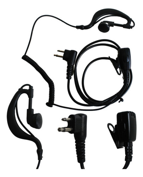 Fone Lapela Tipo G  Para Rádio Motorola Ep450 E Similares 0