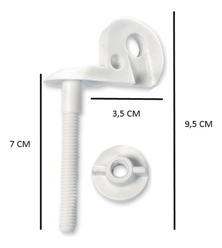 Bisagra Herraje Para Asiento Tapa Inodoro Neoplax 700 1
