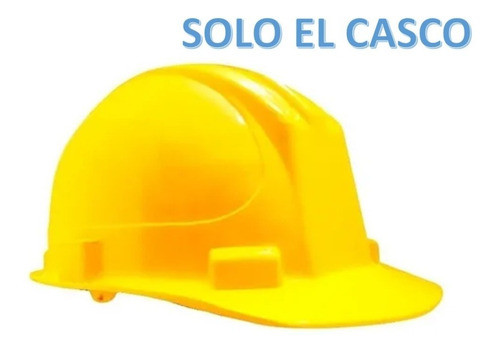 Casco Protección Certificado Mapuche Amarillo Seguridad Obra 1