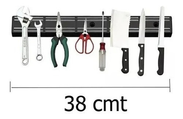 Barra Magnética Cocina 38 Cm Imantada Cuchillos Herramientas 0