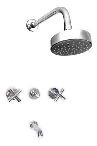 Griferia Hidromet Climb Cruz Plus Ducha Transferencia 0