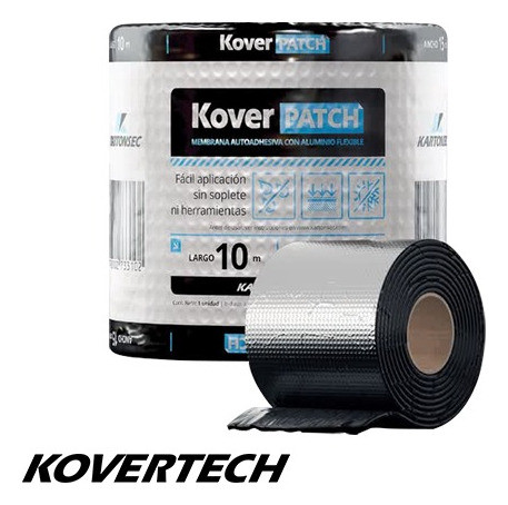 Membrana Autoadhesiva Asfáltica Aluminio Rollo 15cm X 25mts 1