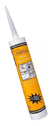 Silicona Acida Acetica Transparente 300 Ml X 24 Unidades 0