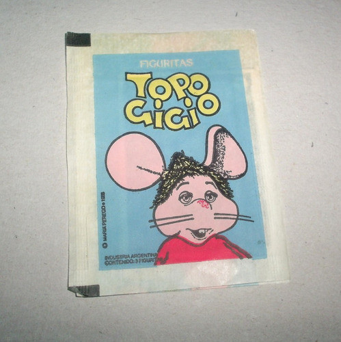 Topo Gigio Lote De 10 Sobres Con Figuritas Antiguas 0