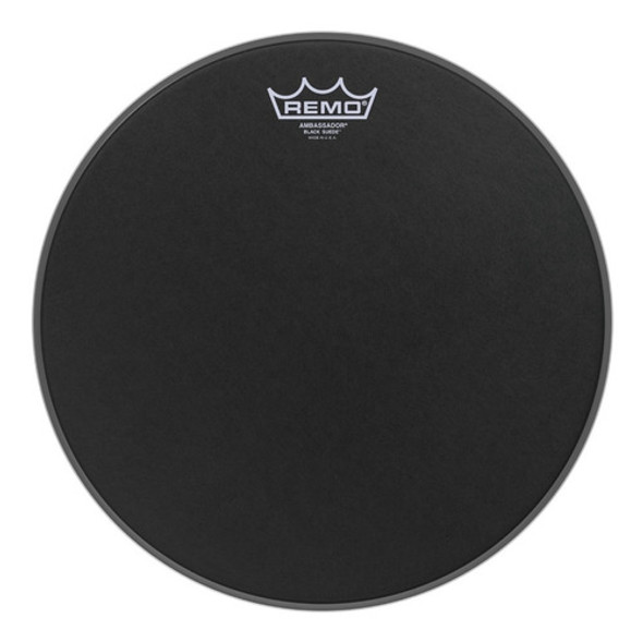 Parche Remo Ambassador Black Suede 13'' Para Tom Redoblante 0