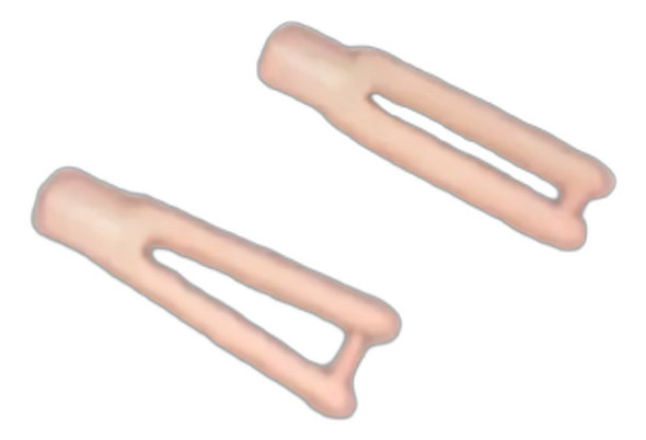 Clevis Plásticos 2,9 Cm Para Aeromodelismo X Par 0