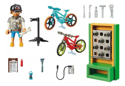 Playmobil City Life Set Taller De Bicicletas 1