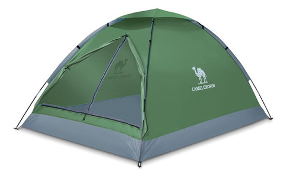 Camel Crown 2/3/4/5 Person Camping Dome Tent, Impermeable, E 0