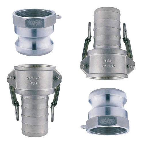 Kit Acoples Rapidos 8 Piezas 1/2  Inox Enfriador Cerveza 0