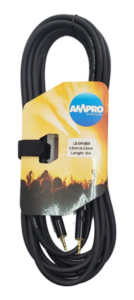 Cable Spica 3.5mm A Spica 3.5mm Profesional 6 Metros - Escar 0