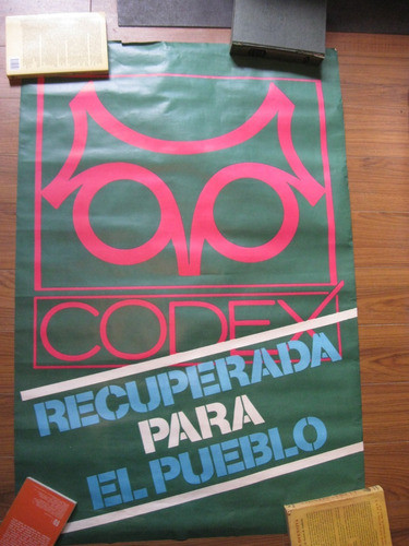 Poster, Afiche De Calle Editorial Codex, Recuperada. Peron 0