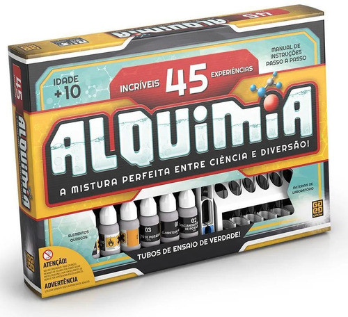 Kit Alquimia 45 Experiências Químicas De Verdade Grow Novo 0