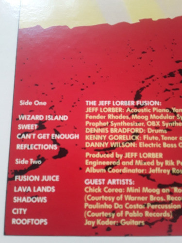 The Jeff Lorber Fusion Wizard Island Sweet - Lp Vinilo Kktus 1