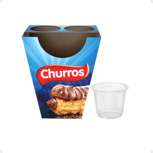 Kit Churros Espanhol Premium Balcão 1 Copo + Copo 50ml 200un 0