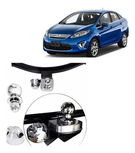 Engate Reboque Rabicho Fixo Ford New Fiesta Hatch 2013 Ed 0f 0
